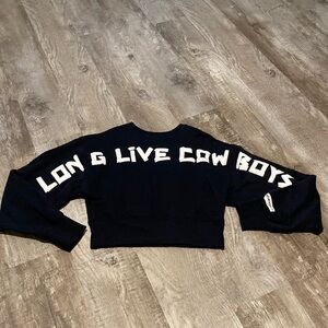 Wranglers Women’s Long Live Cowboys Crew Sweatshirt